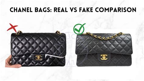 chanel bag replica vs real